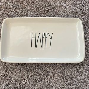 Rae Dunn Happy Dish / Platter